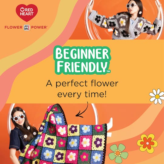 3 Pack Red Heart® All In One Flower Power™ Yarn